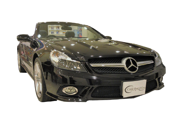 Mercedes-Benz-SL350 black
